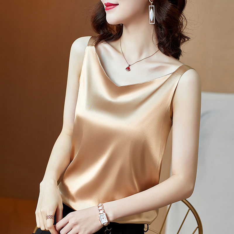 Áo Hai Dây Vải Satin Thời Trang Cá Tính Cho Nữ | BigBuy360 - bigbuy360.vn