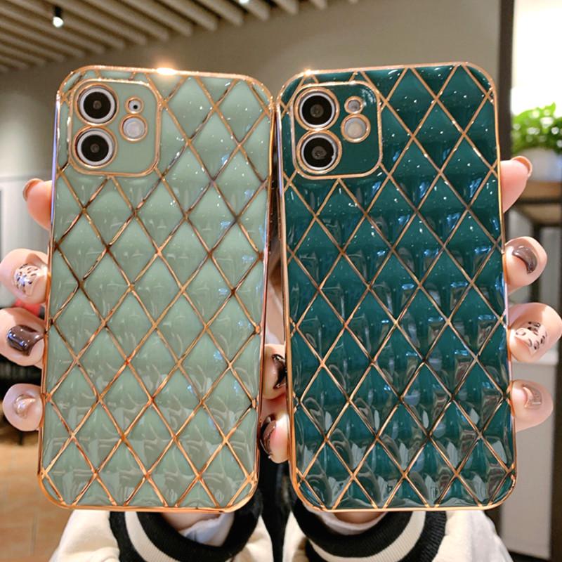 Ốp Điện Thoại TPU Mềm Chống Sốc Mạ Kim Loại Nhám Cho IPhone 12 11 Pro Max X XS Max XR 8 7 Plus | BigBuy360 - bigbuy360.vn