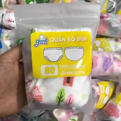 {MUA 10 TẶNG 1} Quần bỏ bỉm cotton Goodmama cho bé phiên bản mới