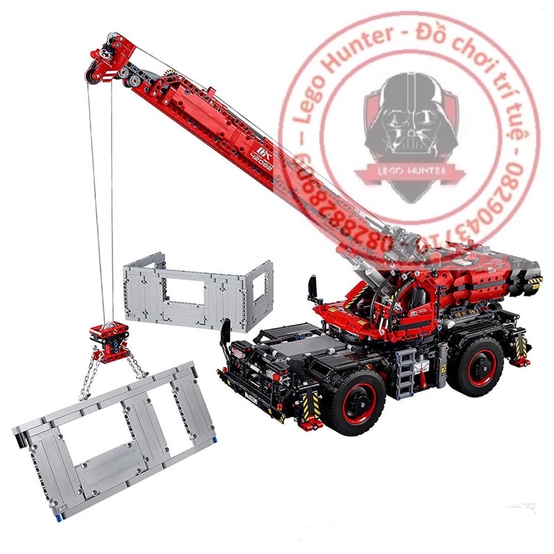Lepin 20085 King 40006 Technic mô hình lắp ráp Cần cẩu đa năng
