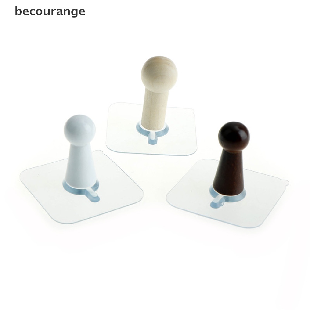 Móc Gỗ Treo Tường Không Cần Khoan Tiện Dụng