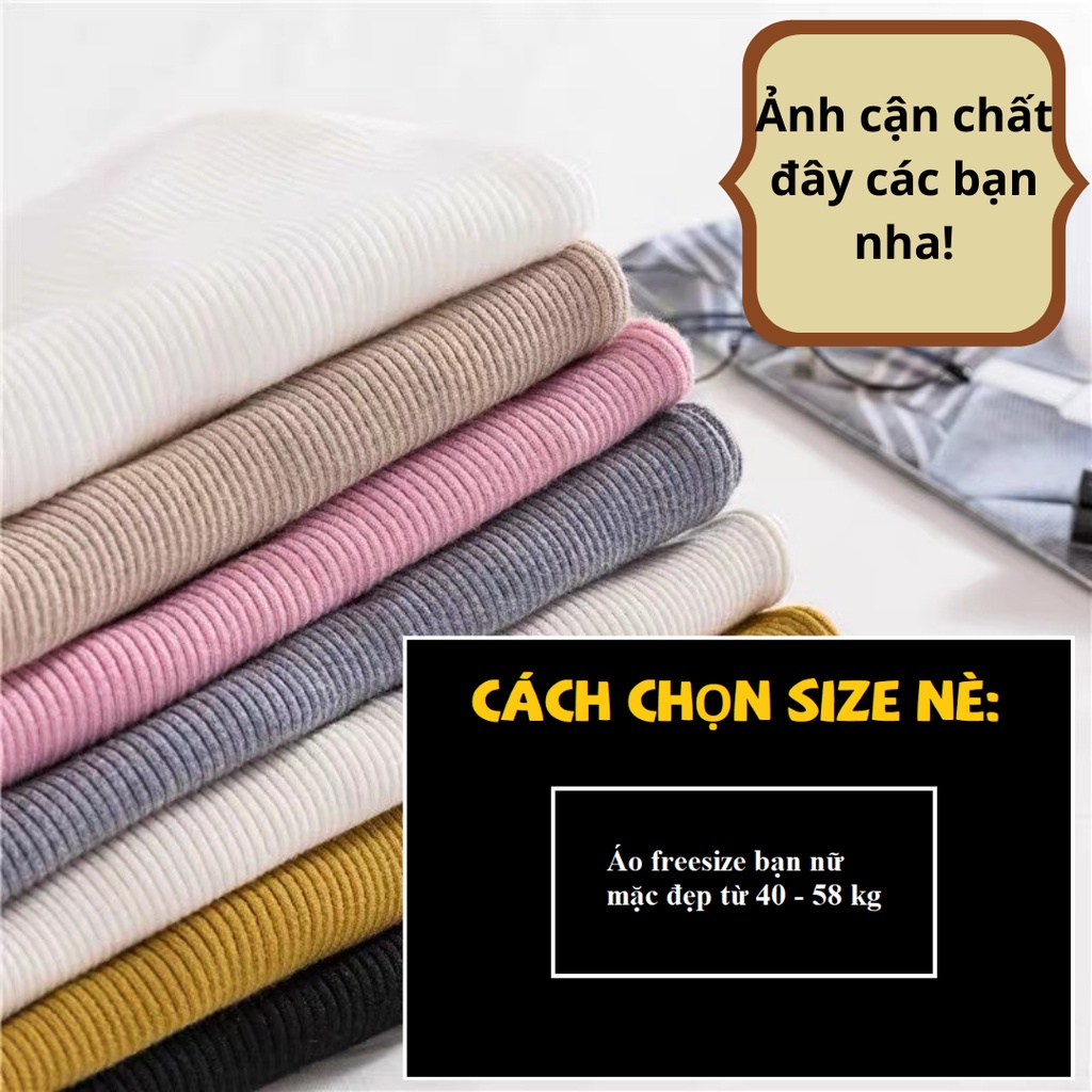 Áo Len Tăm Cổ Cao Cổ Lọ Giữ Nhiệt Áo Len Mix Đồ Nhiều Màu | BigBuy360 - bigbuy360.vn