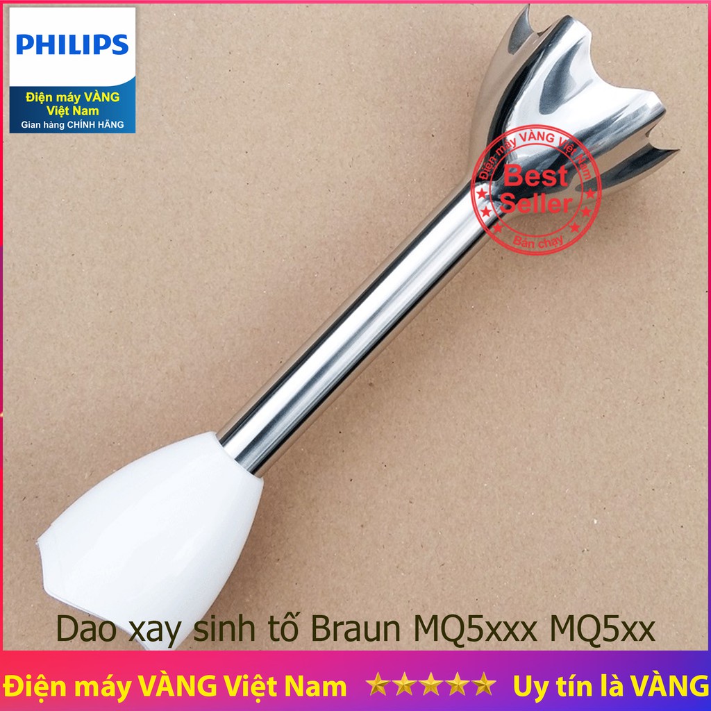 Thanh dao xay inox máy xay Braun MQ5000 MQ5035 MQ5045 MQ5200 MQ5235 MQ5245 MQ3000 MQ3045 MQ3035