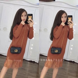 Bán sỉ- váy len pha ren chân điệu đà