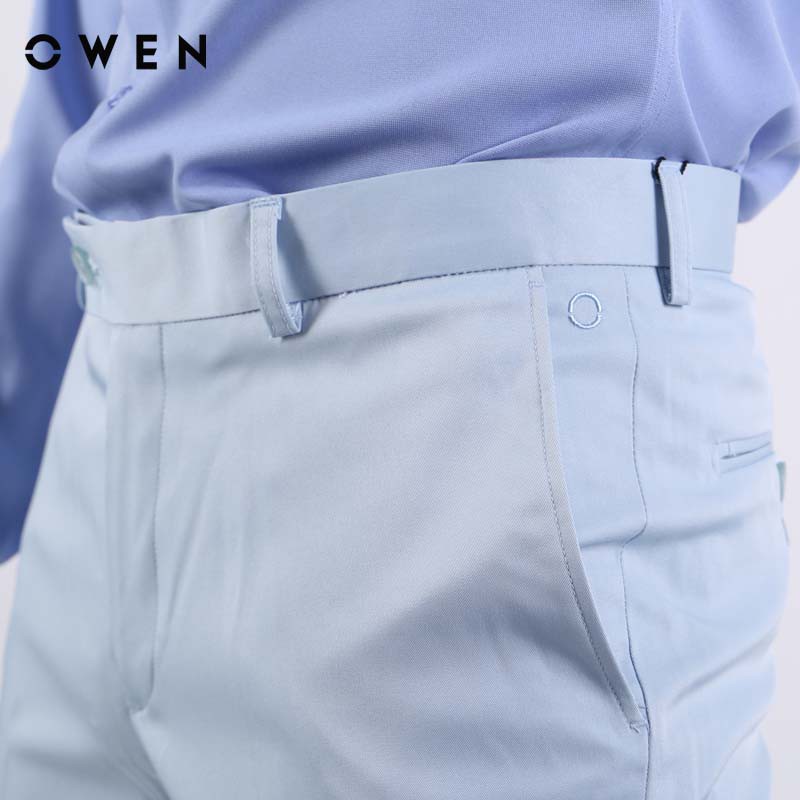 Quần tây nam Owen dáng Regularfit màu xanh nhạt - QR80682