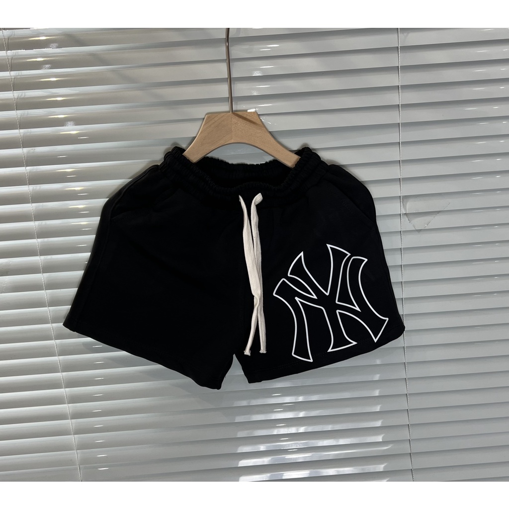 Set quần áo em eo bi NY cho bé , bộ áo thun mùa hè cotton unisex , Kid_genZ