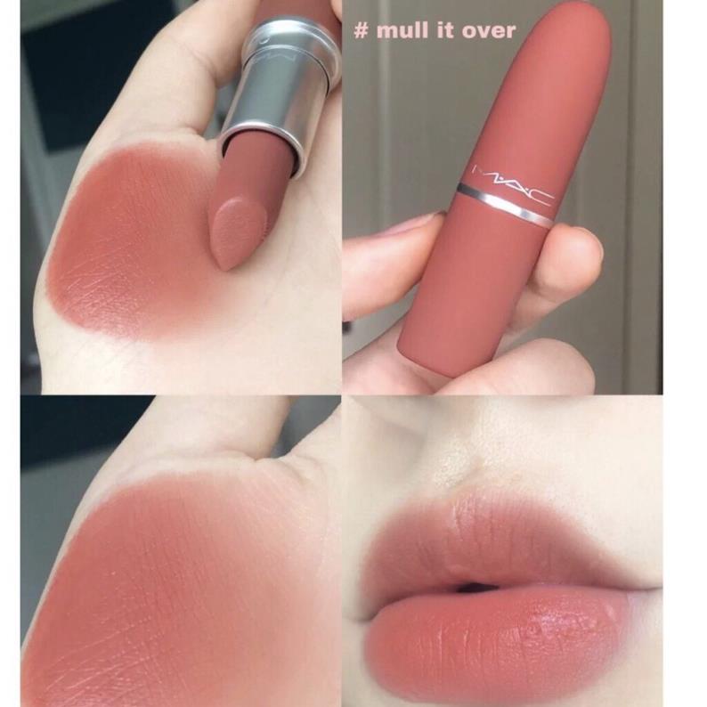 Son MAC Powder Kiss Lipstick, son thỏi lì mac lên môi chuẩn sắc cho đôi môi mềm mượt như lụa.NB