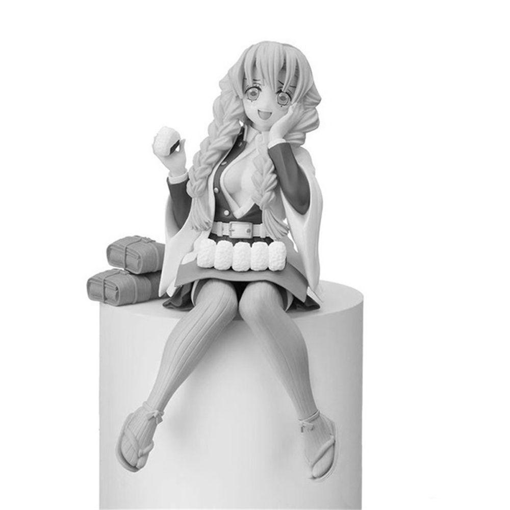 Mô Hình Nhân Vật Himejima Kyoumei Uzui Tengen Eat Rice Ball Kanroji Mitsuri REBUY1
