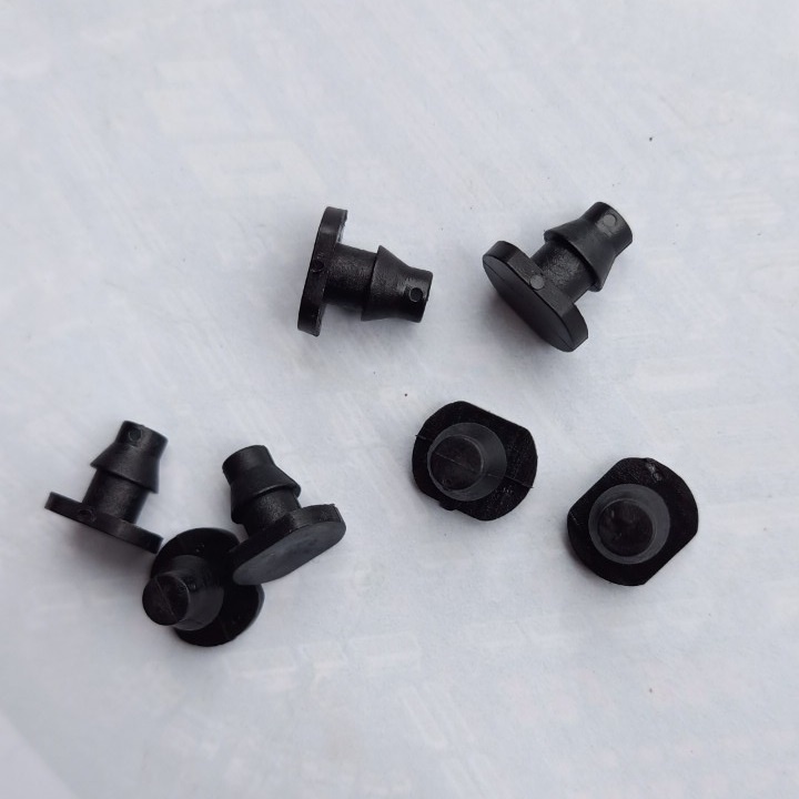 100 Nút Bịt Ống PE 6Ly, Bít 6mm Hoặc Vá Lỗ Thành Ống 16mm, 20mm