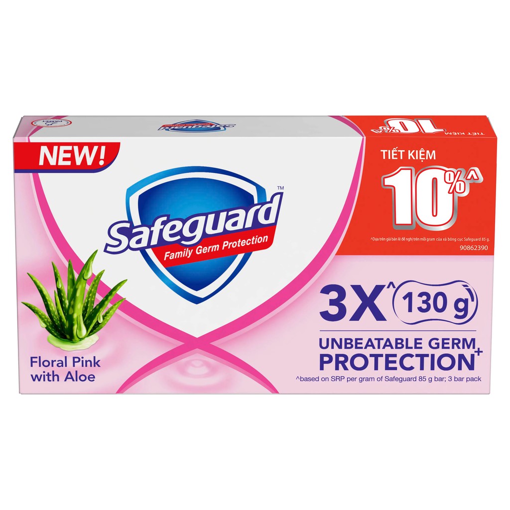 Lốc 3 Xà Bông Tắm Diệt Khuẩn Safeguard 130g x3 | BigBuy360 - bigbuy360.vn