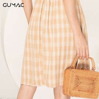 Đầm eo chun cổ dây GUMAC DA917