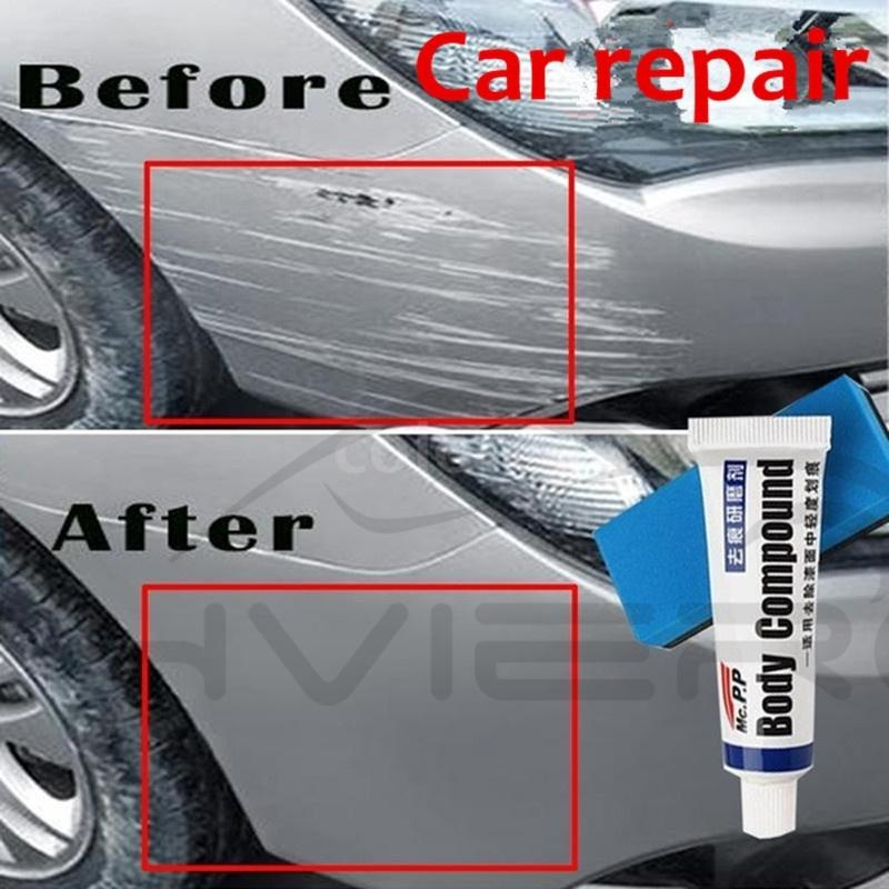 Set tuýp gel làm sạch/ phục hồi lớp sơn xe và miếng bọt biển chà nhám MC308