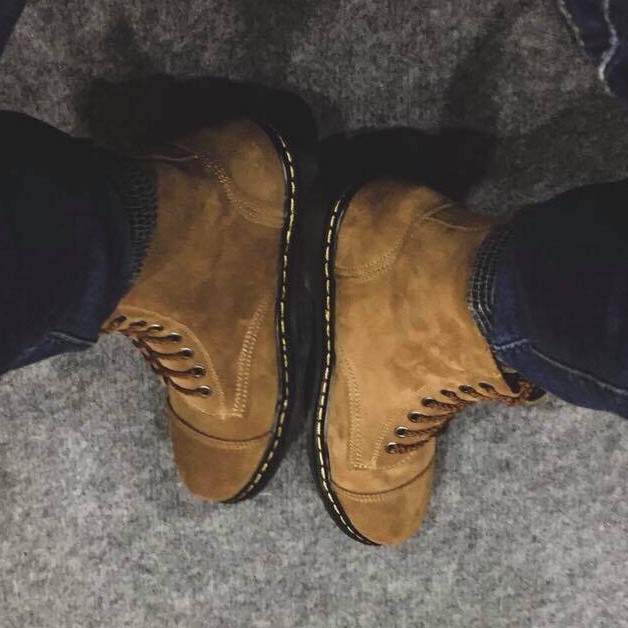 [FREESHIP]Giày Da lộn NAM BOOT NAM, Giày Nam Da Lộn Chống Nước, DÁNG BOOT, CAO CỔ | BigBuy360 - bigbuy360.vn