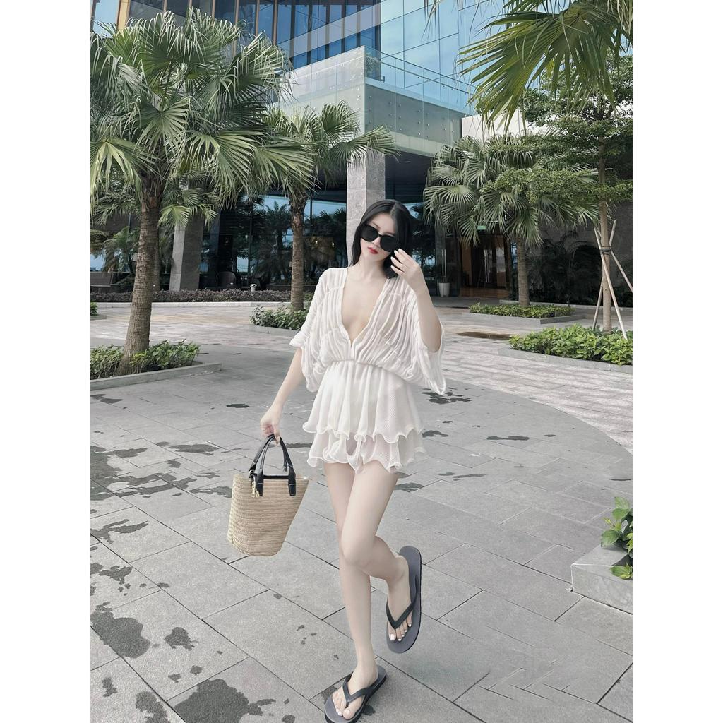 Aó dập ly viền bèo mẫu mới sang chảnh - MIE