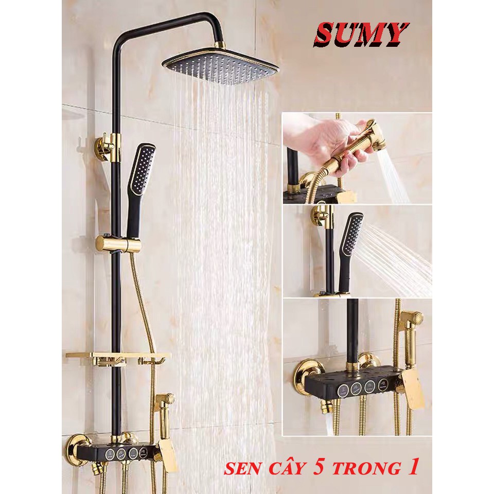 SEN CÂY TẮM NÓNG LẠNH 5 TRONG 1 ĐEN SUMY - 52401-4BG