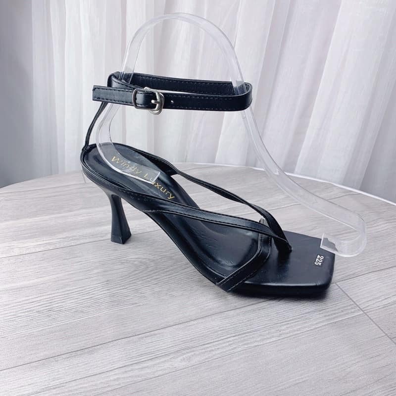 Freeship - Sandal nữ cao gót kẹp ngón quai mảnh mẫu mới siêu hot