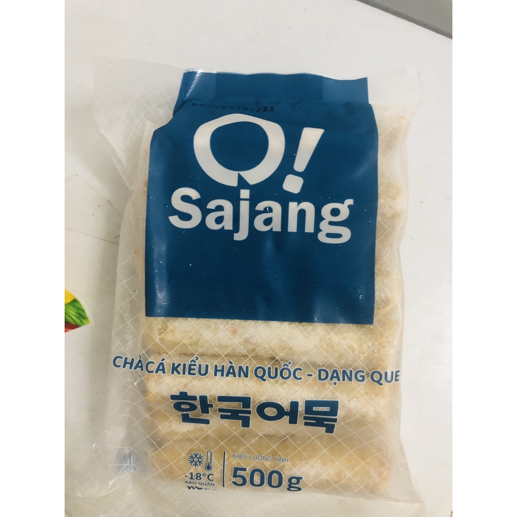 chả cá que O Sajang Hàn Quốc gọi 500g