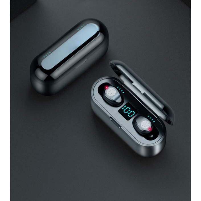 TAI NGHE Bluetooth Amoi F9 Kiêm xạc dự phòng-Pin trâu