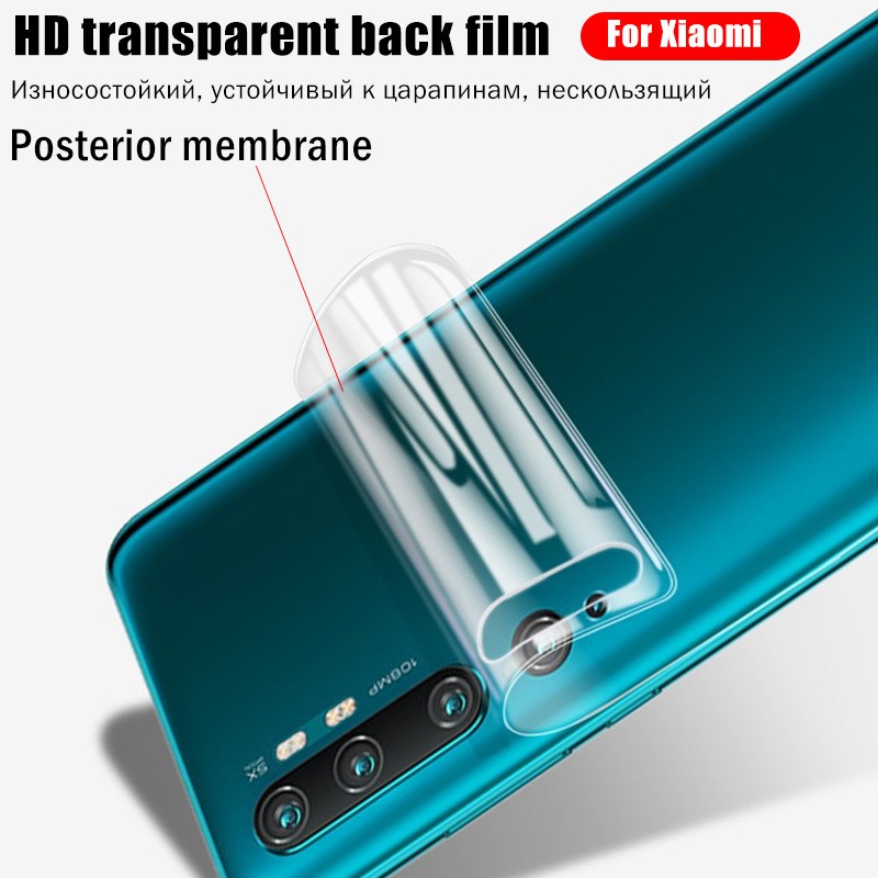 Miếng Dán Hydrogel Bảo Vệ Mặt Sau Điện Thoại Xiaomi Mi Redmi Note 12 Pro Poco X5 F5