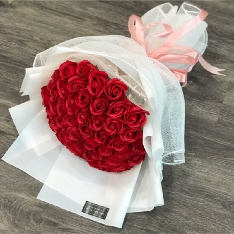 Bó hoa sáp thơm 50 bông tại Hà Nội