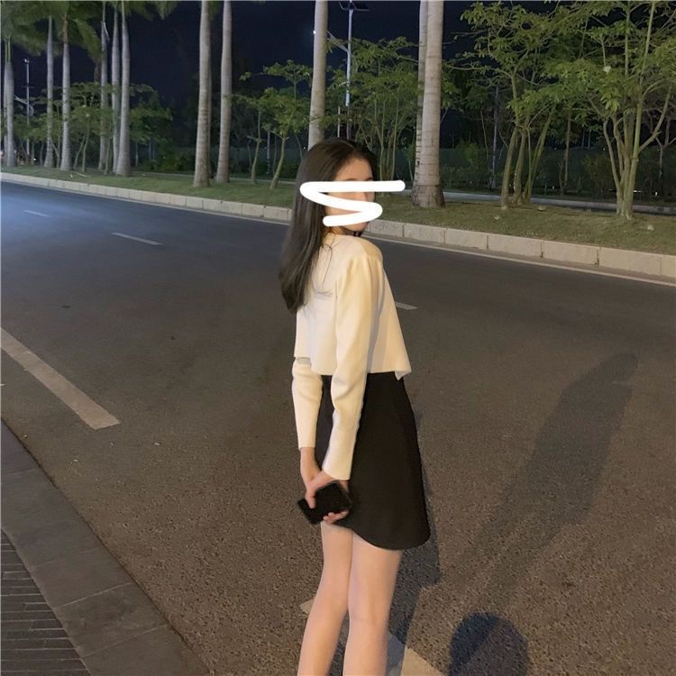 Áo Khoác cardigan Mỏng Tay Dài Màu Trắng Thời Trang Cho Nữ