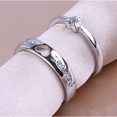 Nhẫn Cặp Nam, Nữ Phong Cách Hàn Quốc NC111