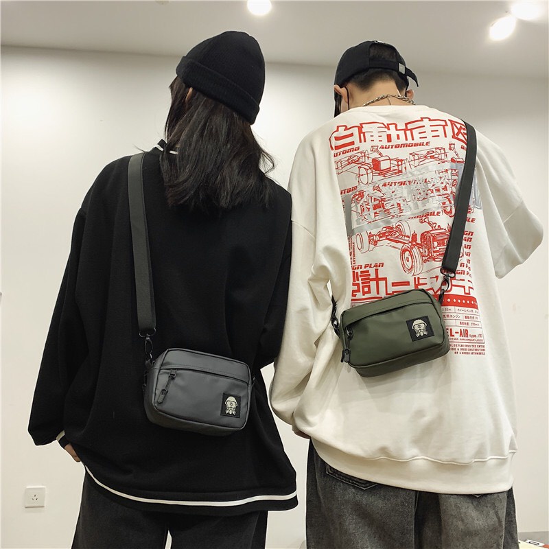 Túi đeo chéo mini nam nữ unisex phong cách ulzzang da Pu cao cấp chống thấm nước Tough Slhs S10