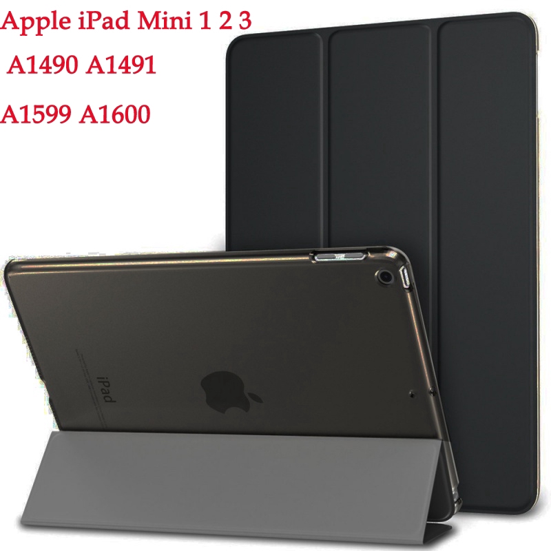 Apple iPad Mini 1 2 3 A1490 A1491 A1599 A1600 7.9 inch Auto Wake Sleep Smart Cover Magnetic Flip Cover