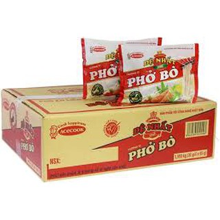 Thùng phở đệ nhất hương vị bò 30 gói x 65gr