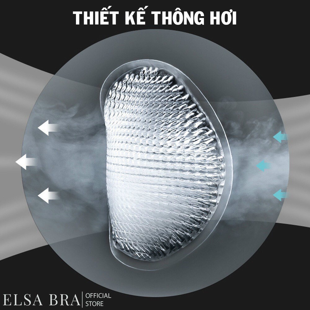 Một Cặp Độn Ngực Silicon Lỗ Tổ Ong Thoáng Mát Siêu Nâng YiOn Underwear MĐ03