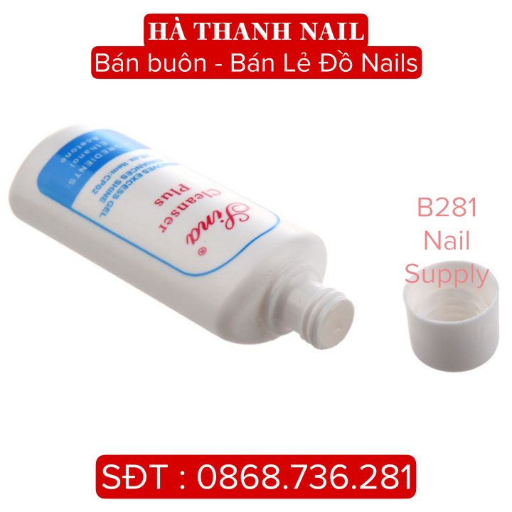 Nước Lau Gel Sina 60ml , Nước Xử Lí Gel