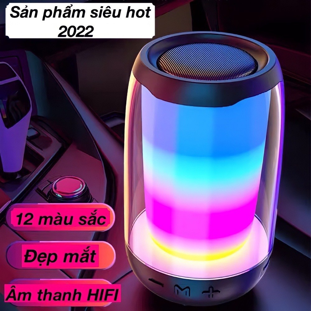 Loa Lluetooth Pulse 4 Mini 1:1 HÀNG HOT Led Theo Điệu Nhạc, Chất Lượng Âm Tuyệt Hảo, Thiết Kế Đẹp Mắt [Bảo Hành 3 Tháng]