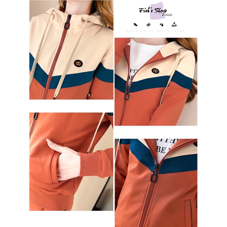 Bộ thể thao nữ dài tay FSO02500499