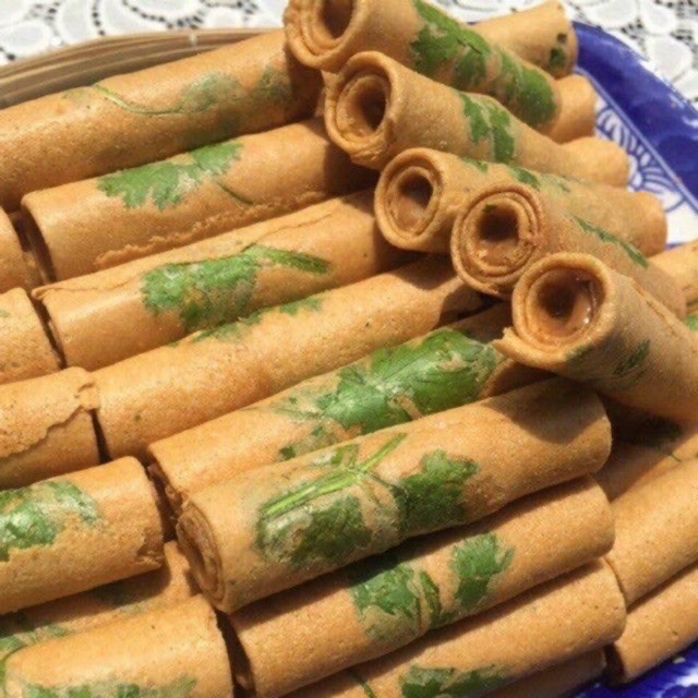 [Mã 156FMCGSALE hoàn 8% đơn 500K] 500g Bánh ống ngò nhân bơ đậu phộng🥜 | BigBuy360 - bigbuy360.vn