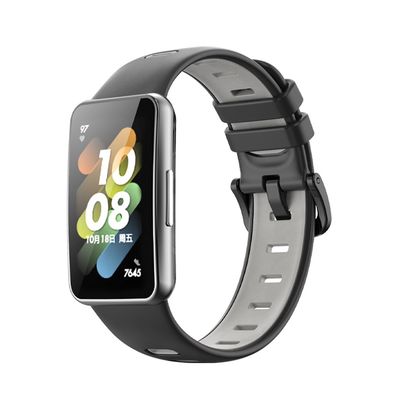 Dây Đeo Thay Thế Chất Liệu Silicon Màu Trơn Cho huawei band 7