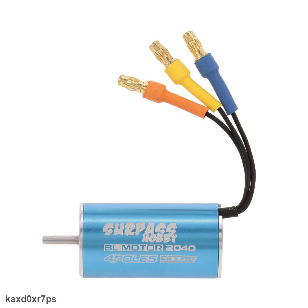Xịn Động cơ không chổi than thương hiệu SURPASS HOBBY 2040 3900KV dành cho mô hình xe điều khiển từ xa 1/20 1/18 1/16