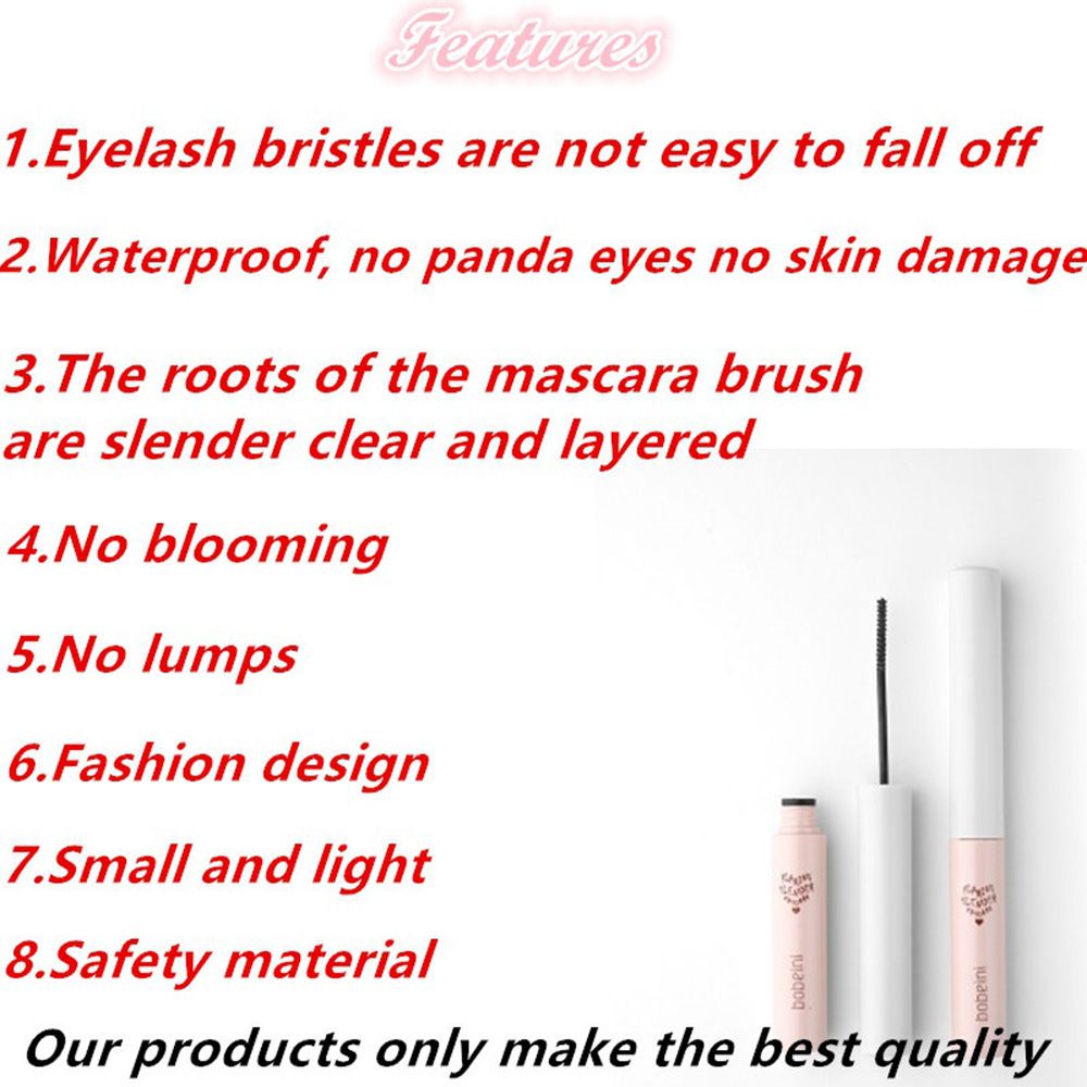 [Hàng mới về] Mascara không thấm nước nhanh khô nhiều màu sắc làm dài dày và cong mi hiệu quả