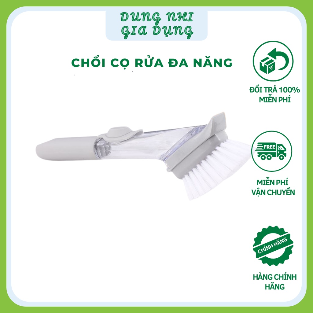 Chổi Cọ Rửa Đa Năng Bàn Chải Chà Sàn Có Tay Cầm Nhỏ Gọn Tiện Dụng