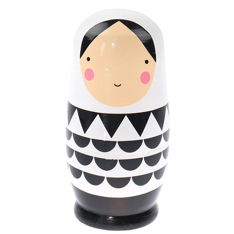 1 Bộ Búp Bê Nga Matryoshka Bằng Gỗ