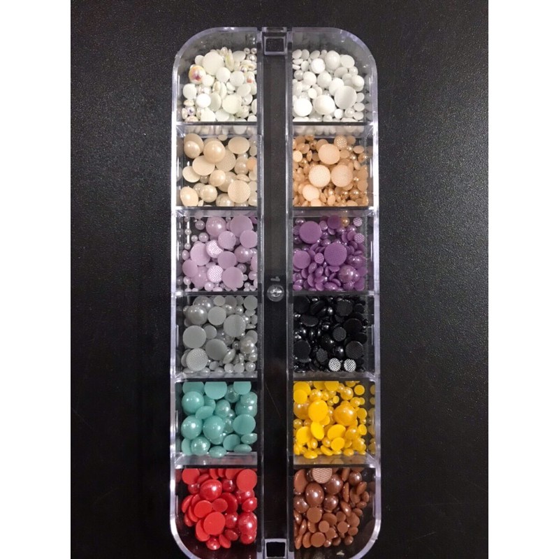 Trai nửa gắn móng mix 12 màu - LanChiNail