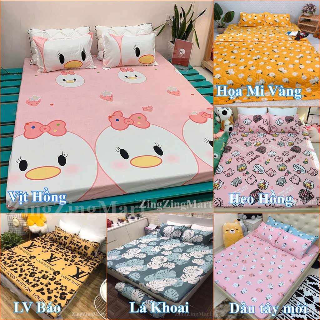 Combo Ga Và 2 Vỏ Gối nằm Mẫu Tam giác ghi (Được chọn mẫu - ghi chú tên mẫu - chát với shop) | BigBuy360 - bigbuy360.vn