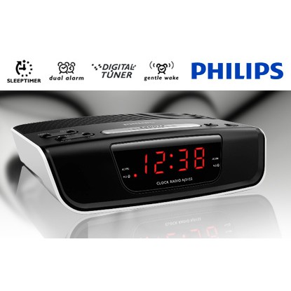 ĐÀI RADIO ĐỒNG HỒ BÁO THỨC  PHILIPS AJ3123/12