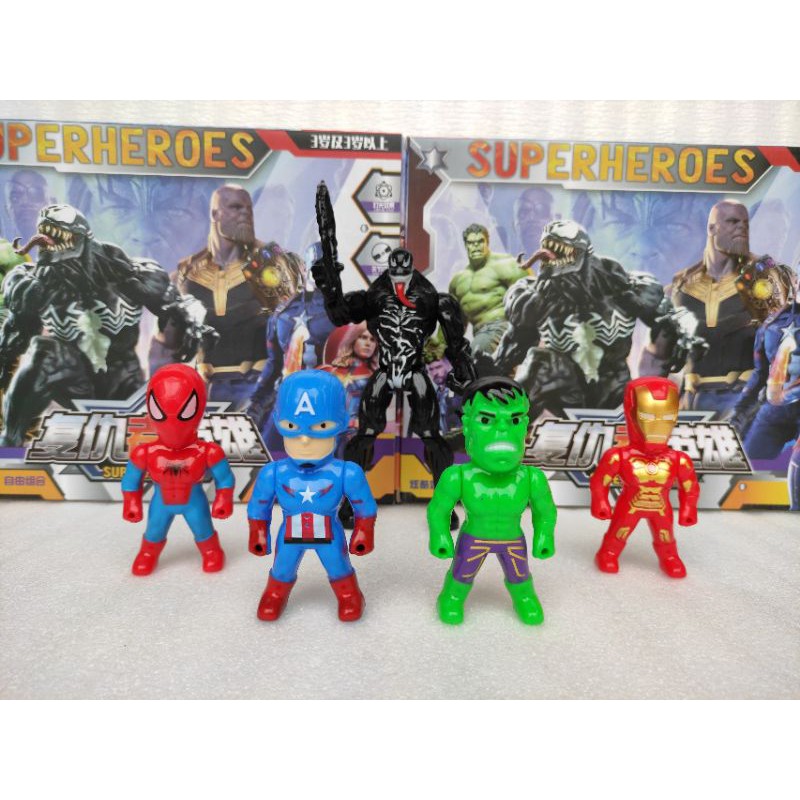 Hộp 5 nhân vất siêu anh hùng 564870