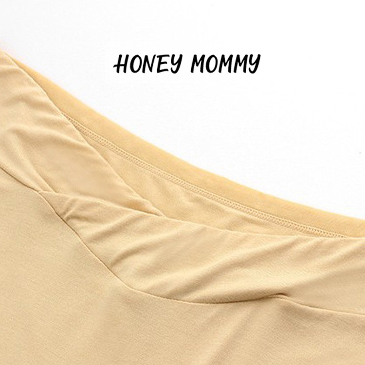 Quần Bầu Mặc Trong Váy Cạp Chéo Chất Cotton Phối Ren Honey Mommy