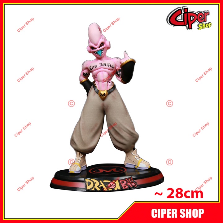 Mô hình Ma Buu Gầy 28cm - Kid Buu Tattoo GK - Figure Mabuu Dragon Ball