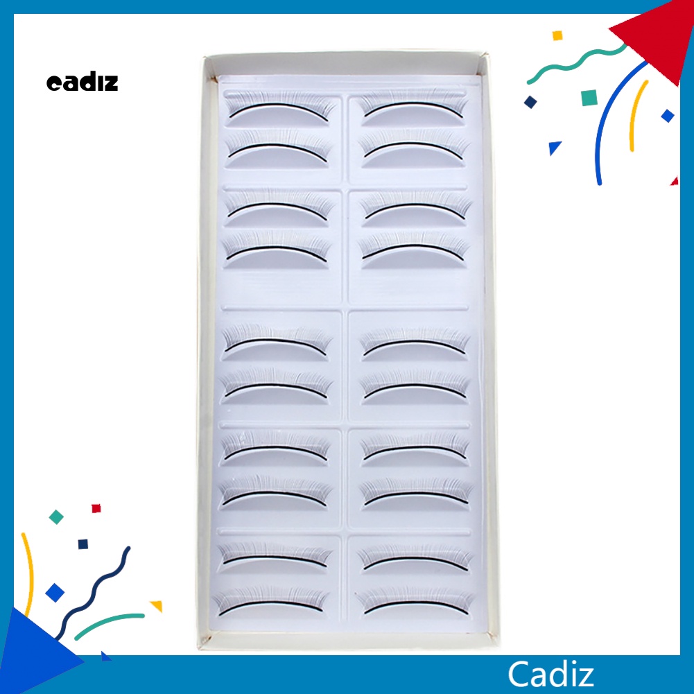 Bộ 10 Cặp Lông Mi Giả Bằng Sợi Nhân Tạo Tự Dính