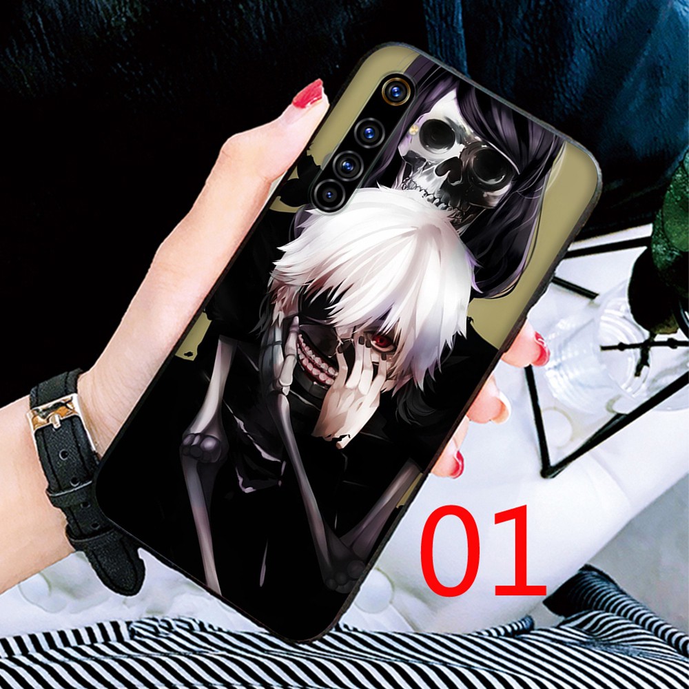 Ốp Lưng Silicone In Hình Tokyo Ghoul Cho Realme X2 Xt X7 7i 8 Gt Neo C20 C21 Pro