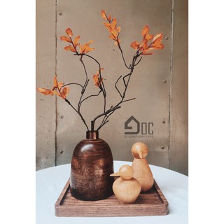 Lọ Hoa Gỗ, Cắm Hoa Khô, Hoa Lụa - Đồ Thủ Công Mĩ Nghệ, Trang Trí Phòng Khách, Bàn Ăn