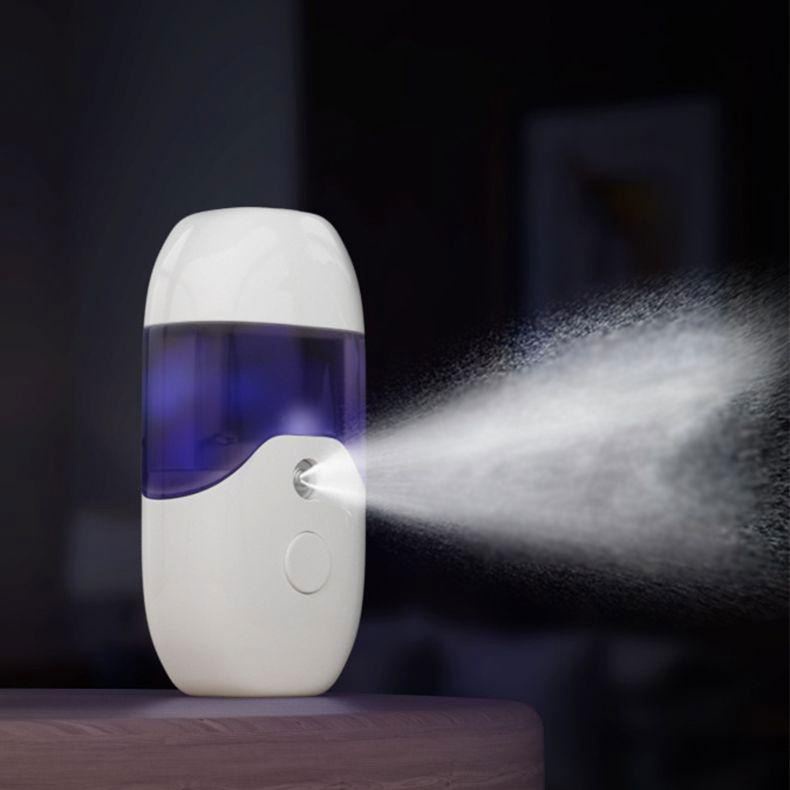 Máy Phun Sương Nano Mini 50ML Dưỡng Ẩm Cho Da Kèm Cáp Sạc USB Tiện Lợi