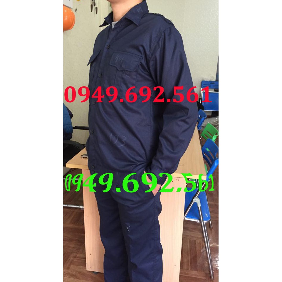 Quần áo bảo hộ màu Tím than - CS 02